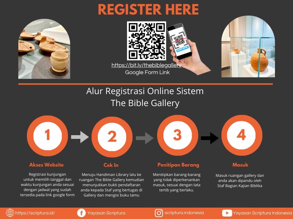 Registrasi Kunjungan The Bible Gallery